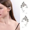 Backs Earrings Punk Elf Ear Hook Non Piercing Cuff Wrap Clip Earring Dropship