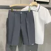 Pantalones Cortos Para Hombres Pantalones Casuales Drapeados De Verano Modelos Fuera De Cinco Trajes Sensación De Otoño