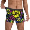 Onderbroeken Ropical Bloemenondergoed Paradise Print Pouch Trunk Boxershort Comfortabel herenslipje groot formaat