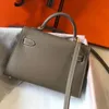 10+ Top Borsette da donna Mini borsa Epsom da 19 cm Filo di cera per le mani Borse firmate Moda classica in pelle