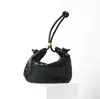 Woven 2023 New Golden Ball Genuine Leather Shell Cloud Dumplings Single Shoulder Underarm Handheld Women's Bag