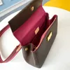 M42735 Cluny BB Designer Luxurys väska Kvinnor Cross-Body Shoulder Handbag Classic Monograms Canvas Colorful Leather Strap Shopping Business Bag