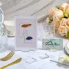 Jewelry Pouches 25Pcs Acrylic Stands Place Card Holders 1.2 Inch Table Number Clear Display Stand For Wedding Pos