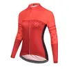 Cykeltröja sätter Kafitt Cycling Long Sleeve Shirt Snabbtorkning Blusar Kvinnors cykelkläder Summercykelkläder MTB Uniform MS 231021