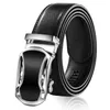 Nya mäns automatiska spännbälte Business Men's Belt Lychee Cattle Belts For Men Luxury Designer Brand