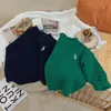 Cárdigan de punto para niños, suéteres de otoño e invierno para niño y niña, suéter de lana gruesa, Tops para niños, ropa de punto 231021