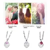 Pendant Necklaces Women Necklace Decorative Heart Shape Girls Ladies Choker Jewellery White