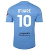 23 24 Coventry City Voetbalshirts O Hare Gyokeres Sheaf 17 Gyokeres 24 Godden 38 Hamer 2023 2024 Home blauw Heren Kindertenue Voetbalshirts Camiseta De Futbol volwassen kinderen Top