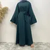 Ethnic Clothing 2023 Muslim Women Eid Mubarak Abayas Dresses Turkish Arab Kaftan Ramadan Islamic Long Maxi Robe Femme Djellaba Jalabiya