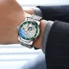 CHENXI nouveaux hommes automatique mécanique Tourbillon montre affaires en acier inoxydable étanche cadran creux mâle montre-bracelet