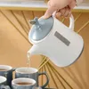 مجموعات الشايات Nordic Simple Ceramic Coffee Tea Mode Modern Light Luxury Mose 1Pot 6CUPS 1TRAY