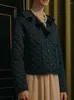 Casacos de trincheira femininos 2023 senhoras babados colarinho floral single-breasted jaqueta de algodão de manga comprida