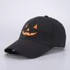 Halloween hattar är roliga och söta för barn och vuxna baseball hatt halloween atmosfär rolig uttryck hatt personlighet skalle duck tunga hatt