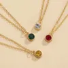 Ожерелья с подвесками в стиле бохо, красочное ожерелье с воротником из искусственного кристалла для женщин, 2023, простой металлический модный золотой цвет, очаровательные ювелирные изделия для девочек