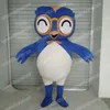 Performance Blue Bird Mascot Costumi di Halloween Caratteri da cartone animato Abito per feste per esterno