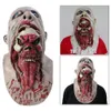 Cagoule d'horreur pour Halloween, masque de Zombie Charlie, langue de Zombie, couvre-chef en Latex, accessoire de scène pour salle fantôme