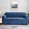 Chair Covers Sofa For Living Room Set Seat Anti Slip Couch Slipcover Cotton Fabric With Skirt Lace 1-4 Seater Cover