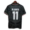 1998 Mexiko Soccer Jersey Blanco Hernandez El Chapo Home Away och andra Thied Football Jerseys