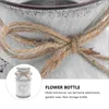 Wazony metalowe kwiaty wiadra rustykalne rustykalne wiadra francuskie dekoracyjne może vintage wazon do domu domowego domu w domu