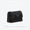 Designerväskor Luxury Fashion Ladies Cini Recycled Nylon fodrad med medelstora messenger väskor Fashion Bags Cross Body Shoulder Black Artikel nummer 1BD255RDLNF0002VOO