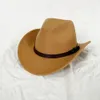 2024 chapéu de cowboy para mulheres homens fedora chapéus de viagem ao ar livre fedoras mulher moda boné de feltro homem outono inverno bonés trilby 16 cores