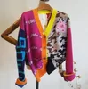 Ny höst Explosiv modedesigner Kvinnor Stick Split långa ärmar Tröja Luxury Cardigan Letters Print Luxury High-End Top Sticked Jacket Sweaters