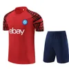 Tute da calcio Completi Napoli TRACKSUIT set 23/24 Pantaloncini manica corta da uomo kit calcio chandal futbol survêtement madrides NAPOLI TRAINING suit