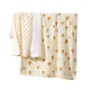 Blankets Baby Wrap Blanket Receiving Breathable Bedding Crib Infant Stroller