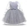 Robes de fille 3-10T Summer Lace Eleve Baby Tutu Robe For Girls Enfants Enfants vêtements Party Party Print Princesse