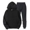 Kvinnors hoodies kvinnor mode solid casual långärmad huvtröja tröja tröja byxor kostym kostymer kvinnor byxa romper