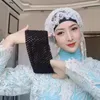 Vêtements ethniques Ramadan Khimar Islam Hijabs pour femme Voile Hijab Musulman Abaya Accessoires Bandana Undercap Chapeau de dentelle Modal Turban Underscarf