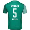 SV Werder Bremen Futebol 7 Marvin Ducksch Jerseys 23 24 FC 6 Jens Estágio 1 Jiri Pavlenka 8 Mitchell Weiser 20 Romano Schmid Camisa de Futebol Kits Uniforme Preto Verde Branco