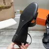 Sandalias de cuña con correa en el tobillo Bombas de cuero genuino Suela de cuero con punta abierta Zapatos de noche para fiesta Diseñador de lujo para mujer Zapatos planos con tacón inclinado 35-41 con caja