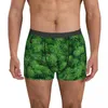 Underpants Vintage Moss Plants Underwear Forest Print Custom Trunk High Quality Men Panties Breathable Boxer Brief Birthday Present