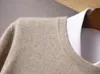 Męskie swetry Klasyczne o grubości o grubości w 100% kaszmirowej SWEAT MĘŻCZYZN JUZNE Zima miękkie lekkie ciepłe pulovery Pull Homme Jumper 231021