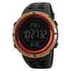 Orologi da polso Drop Orologio elettronico digitale da uomo Sport Glow 49mm Quadrante grande Studente Outdoor Adventure Trend Orologi multifunzionali