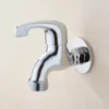Bathroom Sink Faucets 1PC 3/4' Wall Mounted Washing Machine Faucet Outdoor Garden Bibcock Brass Toilet Single Cold Quickly Open Tap
