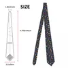 Papillon Cravatta da uomo Classica magra Cartoon Spazio Cravatte Colletto stretto Slim Accessori casual Regalo