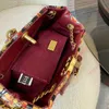 Kvinnor bör väska Luxurys Designer Väskor Designer Ryggsäck Tabby Bag CC Bags Designer Mini Brand vävd ryggsäck mångsidig och klippa väskan på PAG -pulsen 17cm