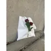 Sacs de soirée Femmes Épaule Niche Rose Toile Sac Blanc Romantique Tissu 2023 Fourre-tout à la mode pour