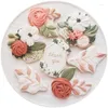 Baking Moulds Wedding Flowers Bouquet Cookie Cutter And Fondant Embosser Rose Leaves Shaped Pastry Bakery Accessories For Cake Decorating