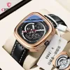 CHENXI 8824N Hohe Qualität Platz Aushöhlen Fashion Business Marke Uhr Leucht Automatische Mechanische Männer Uhren