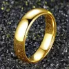 Anéis de banda anel banhado a ouro 18k cor de ouro moda feminina anillos mujer exclusivo casal anel de casamento bague femme acier inoxydable bague 231021