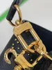 Explosion Nieuwe damestassen M46734 Neonoe Bucket-tas met BB-studs in een edgy versie Gouden telefoonsleutels portemonnee Bovenste draagriem Zwart koeienhuid Groot vak Luxe Frankrijk