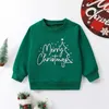 Hoodies Sweatshirts Kinder Sweatshirt Kinder Langarm Rundhalsausschnitt Buchstaben Drucken Hoodie Pullover Weihnachtskostüm für Jungen Mädchen 231020