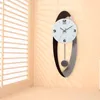 Relógios de parede Home Relógio Decoração Mão Presente Madeira Rodada Sala de estar Peças Número Arte Design Moderno Quarto Reloj Decor
