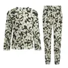 Men's Sleepwear Elegant Floral Pajamas Autumn 2 Pieces Flowers Print Pajama Sets Men Long Sleeve Night Printed Big Size