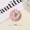 Accessori per capelli 5 pz/lotto 3 cm fai da te fiore in tessuto microfibra spille fatte a mano fiori abbigliamento