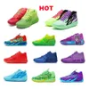 2024 Kids Lamelo Ball MB02 Rick Morty Men basketskor Sneakers till salu SLIME SKOLD SPORT Sportsko online Shop US4.5-US12