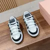 High-grade leather matching color board shoes thick soles increase womens shoes Luxury designer flat breathable small white shoes new casual shoes Sizes 35-40 +box
